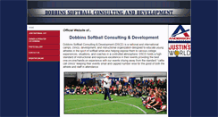 Desktop Screenshot of dobbinssoftballcd.com